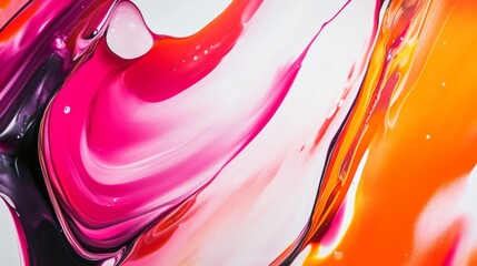 Aufkleber - High-resolution close-up of an abstract background with bold, contrasting colors and dynamic shapes, creating a striking and visually engaging composition.