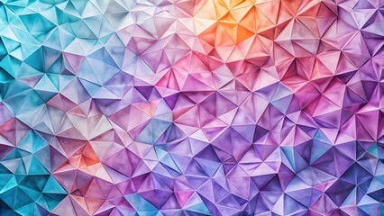 Aufkleber - An image of a vibrant purple abstract background with overlapping triangular shapes, a Purple geometric background. Modern blue gradient geometric square shape abstract background