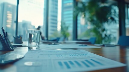 Aufkleber - Business advisor meeting to analyze and discuss the situation on the financial report in the meeting roomInvestment Consultant : Generative AI