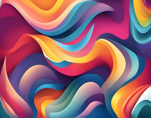 Wall Mural - Abstract colorful multicolor background 