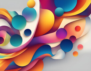 Wall Mural - Abstract colorful multicolor background 