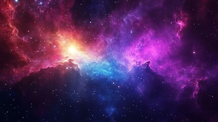 Wall Mural - Colorful space galaxy cloud nebula. Stary night cosmos. Universe science astronomy. Supernova background wallpaper