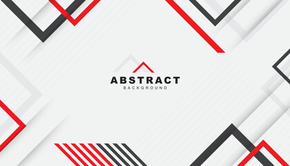 Aufkleber - Red and black curve on a white background vector