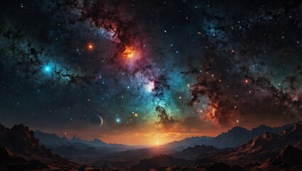 Wall Mural - sky with stars