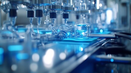 Fototapete - Healthcare technology Medical revolution and the advance of technology Medical Research Ai IntelligenceTransformation of innovation and technology for future Health : Generative AI