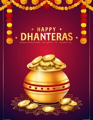 Poster - Happy Dhanteras Poster Design