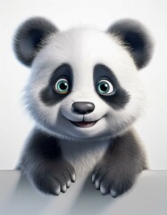 Poster - 3d panda bear