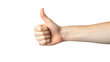 © Komkrit - thumb up isolated on white