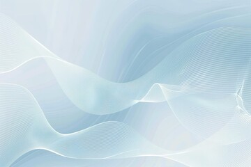 Poster - A blue and white wave with a lot of dots