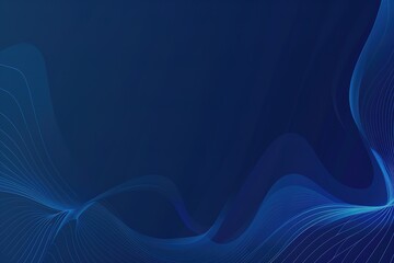 Poster - A blue background with a wave pattern