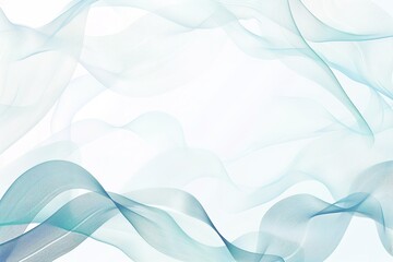 Poster - A blue and white background with a wavy line