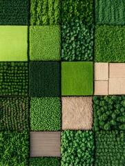 Vibrant Green Textures and Shapes: Sustainable Agriculture and Global Commodity Shifts