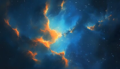 Wall Mural - fire in the sky