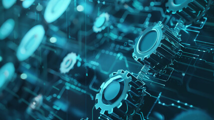 hardware, software abstract background
