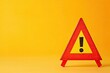 © Kitta Studio - A Simple Warning: A Red Triangle with an Exclamation Mark Stands Out Against a Bright Yellow Background.