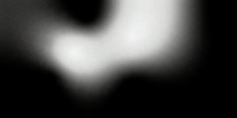 Poster - gradient background black and white noise grainy texture
