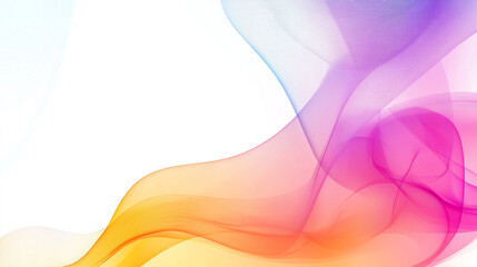 Abstract white background with colorful flowing wave lines. Dynamic wave pattern. abstract background with wave line.