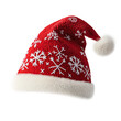 © Mariia - Santa hat with New Year's decor. New Year costume, New Year headdress. Transparent background.