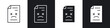 © ramsey - Corrupted file icon in filled and stroke