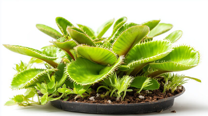 Venus Flytrap Plant in a Pot.
