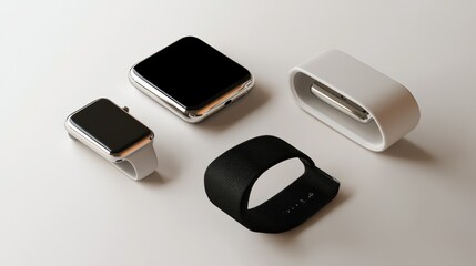 Sticker - Smartwatch Accessories on a White Surface