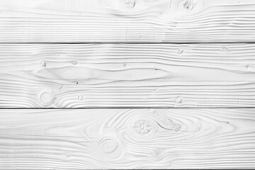 Wall Mural - white wood texture background top view wooden plank panel 