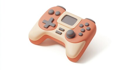 A colorful, stylized game controller designed for gaming and entertainment purposes.