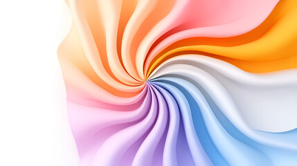 Poster - Swirling colors create a vibrant, abstract design with smooth gradients and dynamic movement, evoking a sense of energy and playfulness