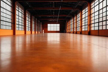 Canvas Print - Industrial Building Interior