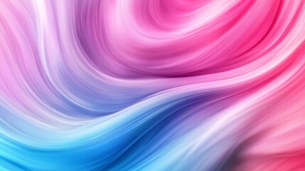 Poster - An abstract background featuring swirling gradients of pink and blue colors, symbolizing energy, movement, flow, and fluidity. The vibrant hues create a dynamic and visually captivating backdrop.