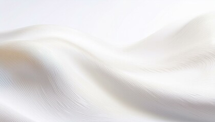 Poster - Background texture fabric soft white blurred abstract calm peaceful shine movement natural graphic satin silky material. white soft fabric texture background. 