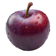 Wall Mural - plum isolated on a transparent background png file no background png file