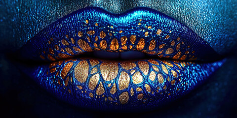 Lips Abstract Background