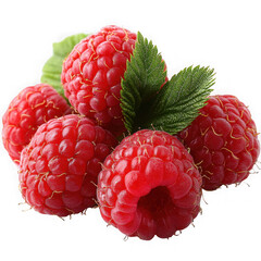 Wall Mural - raspberry isolated on a transparent background png file no background png file