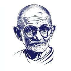 Wall Mural - 2nd October- gandhi jayanti vector  illustration.vector