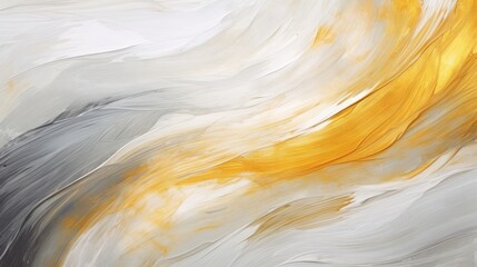 Abstract artistic background. Lines, golden brushstrokes. Textured background. Oil on canvas. modern Art. grey, wallpaper, poster, card, mural, print,