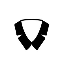 Poster - shirt collar icon