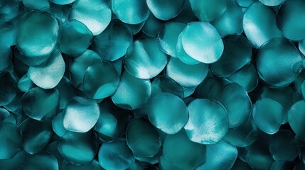 Poster - Vibrant Teal Abstract Glass Texture Creates a Soothing Background for Modern Design Concepts