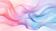 © Irina.Pl - Abstract fluid art with pink, purple, and blue waves on a light background