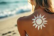 © Andrii  - Close-Up of Sun Cream Smear on Beach Woman