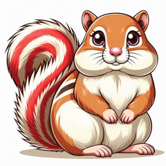 Cute Gopher Vector Cartoon illustration