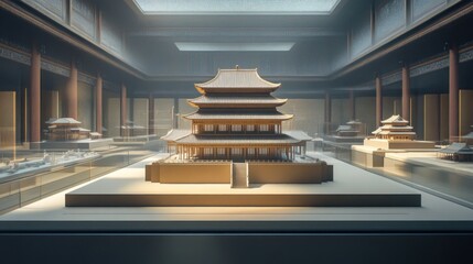 Model of Ancient Chinese Palace