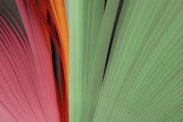 Wall Mural - Color line strip gradient wave paper. Abstract texture background.