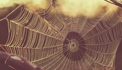 spider web - photo in nature