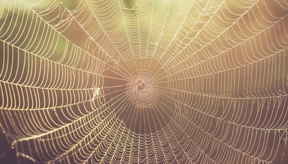 spider web - photo in nature