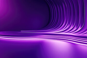 Wall Mural - A purple background with a purple line in the middle. The line is curved and has a lot of detail