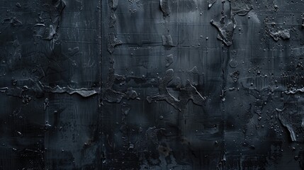 Poster - Dark gray and grungy black concrete wall textures for background