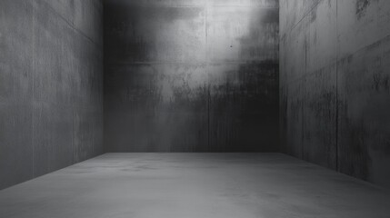 Minimalist Concrete Room