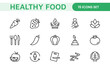 © artnazu - Essential Healthy Food & Wellness Icons: Perfect for Nutrition Guides, Diet Plans, Wellness Apps, Fitness Programs, and Holistic Lifestyle Designs