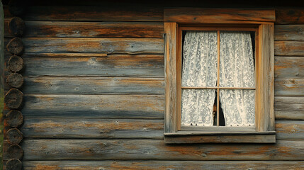 Poster - wooden house